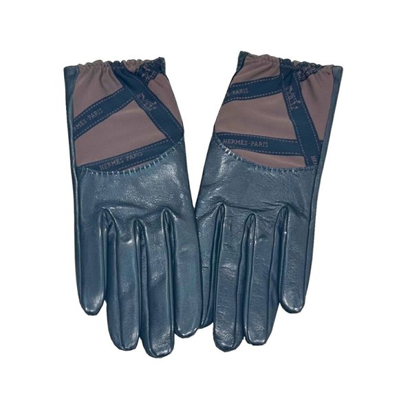 Hermès Black Leather gloves - Picture 1 of 6
